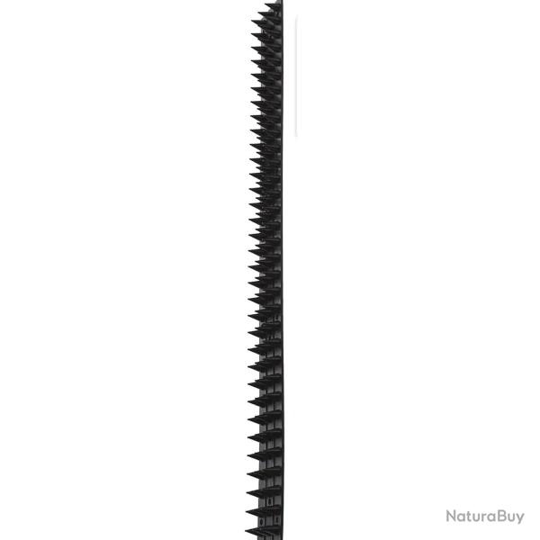 Lot de 10 bandes anti-escalade pour protection contre les nuisibles - Noir 50x4,5x2 cm