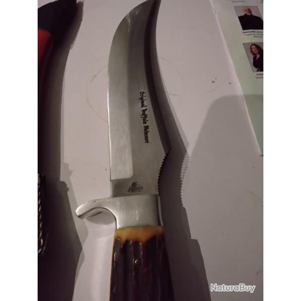 Poignard original buffalo skinner