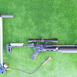 PACK-12 Carabine PCP SNOWPEAK AP900BTAN Cal. 4,5 mm 19,9 J. Bouteille aluminium + Valve Puissance