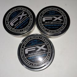 Plombs fx airgun 7.62. 44.8 gr , 2,9 gram