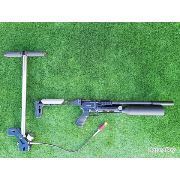 PACK-15 Carabine PCP SNOWPEAK AP900BTAN Cal. 5,5 mm 19,9 J. Bouteille aluminium + Valve Puissance