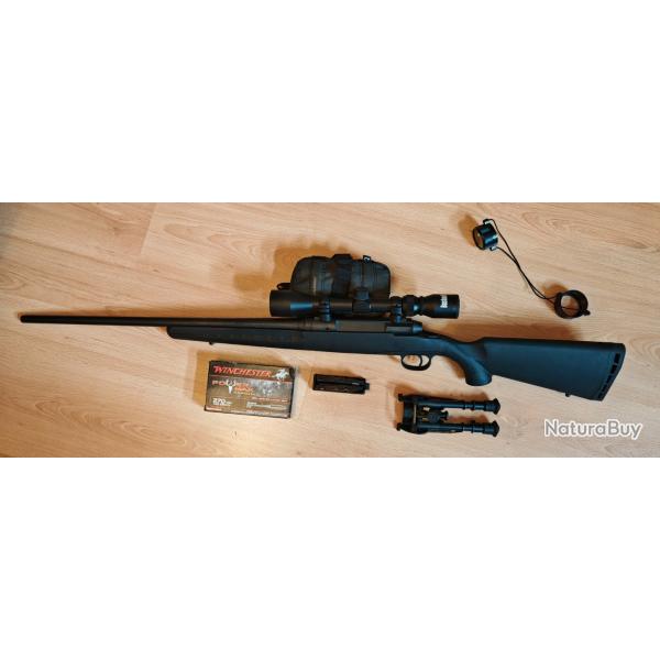 Carabine SAVAGE AXIS 270 Winchester avec lunette et 20 cartouches