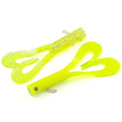 Leurre Souple LMAB Drunk Dancer Mini 6cm 1,7g 6cm Par 6 #Lemon Ghost