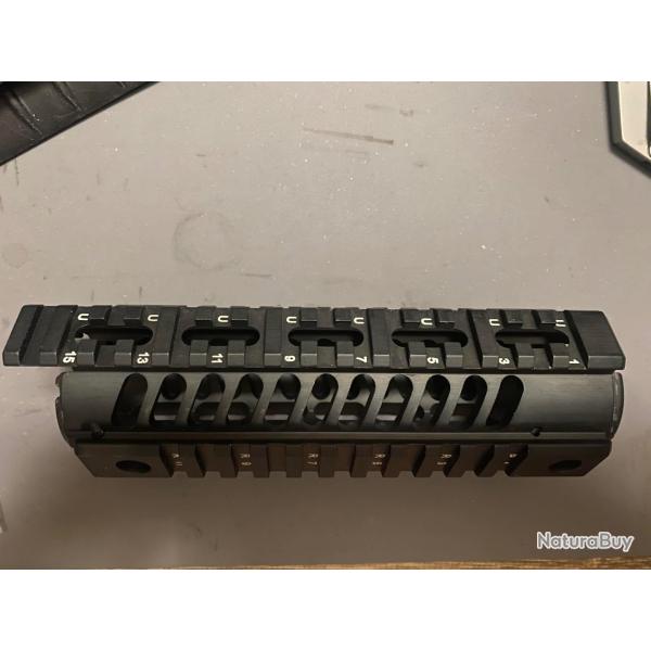 Garde main / Quad rail NFR 7'' aluminium pour AR15, Marque FAB DEFENSE