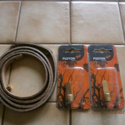 Sautoir en cuir pour pibole et pipets