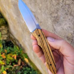 Couteau artisanal Nicolas Kowal Petit Duc - Front flipper