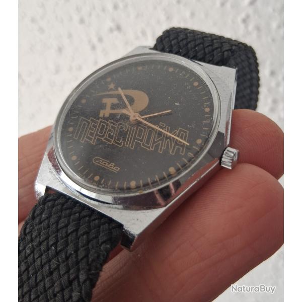SLAVA "PERESTROIKA" BELLE MONTRE POST SOVI�TIQUE CCCP RUSSIE 1990