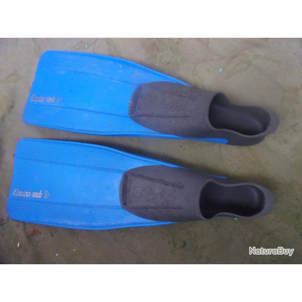 palmes de plong�e pointures  39 � 40