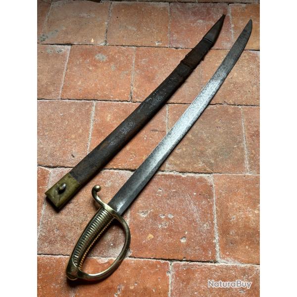 Sabre briquet fran�ais mod�le An XI - Premier Empire Napol�on I