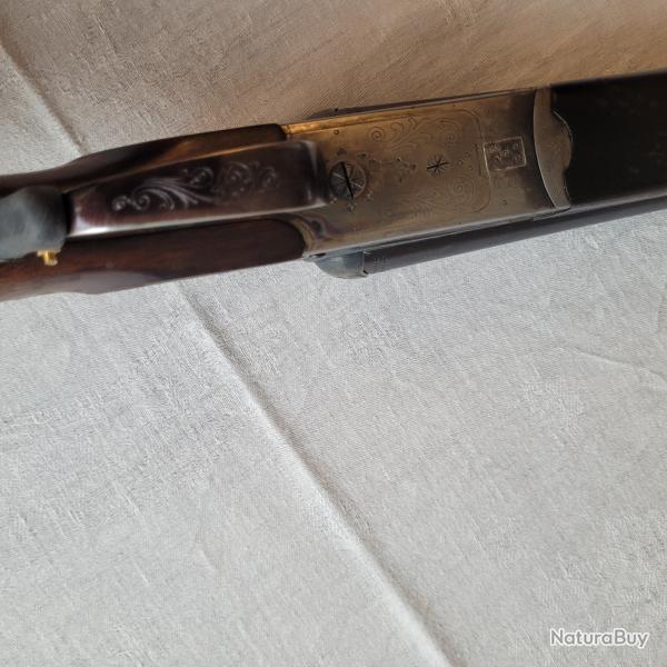 Magnifique Fusils de chasse Merkel juxtapose a �jecteurs avec crosse Anglaise