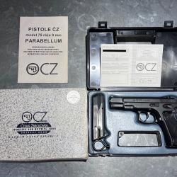 CZ 75 9mm - 2 chargeurs - Boite d'origine - Excellent Etat !