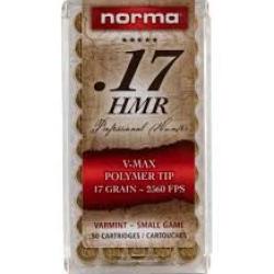 NORMA 17HMR V-MAX POLYMER TIP 17grains