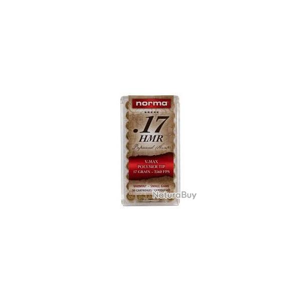NORMA 17HMR V-MAX POLYMER TIP 17grains