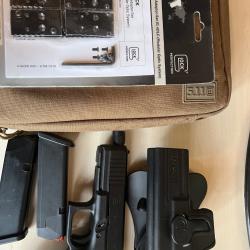 GLOCK mod&egrave;le 17 GEN 5 "CANON FILETE"