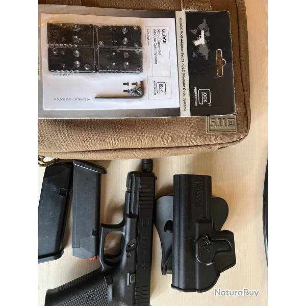GLOCK mod�le 17 GEN 5 "CANON FILETE"