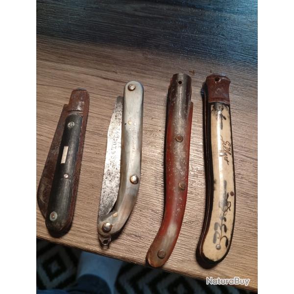 Couteaux ancien pour pieces