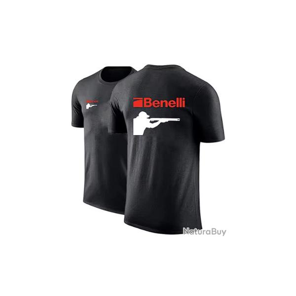 T-shirt BENELLI noir type 2 LIVRAISON GRATUITE