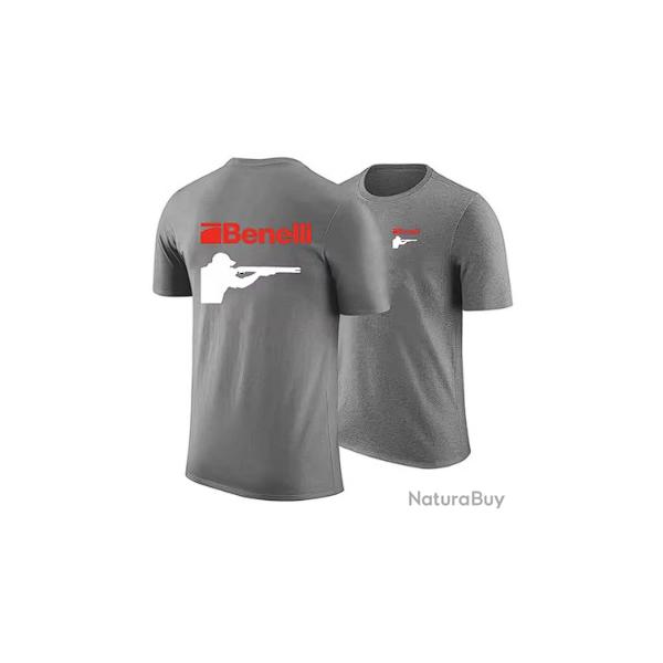 T-shirt BENELLI gris type 2 LIVRAISON GRATUITE