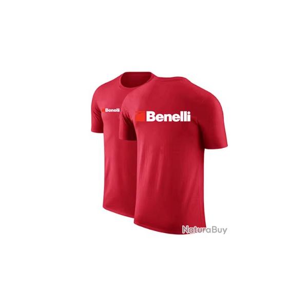 T-shirt BENELLI rouge type 1 LIVRAISON GRATUITE
