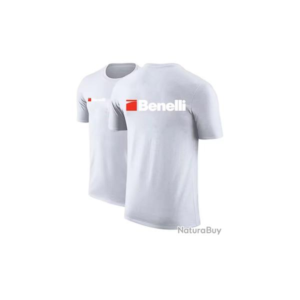 T-shirt BENELLI blanc type 1 LIVRAISON GRATUITE