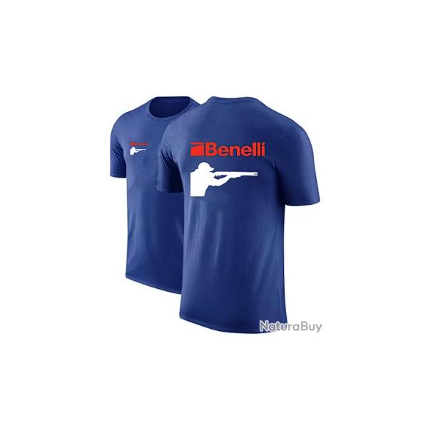 T-shirt BENELLI bleu type 2 LIVRAISON GRATUITE