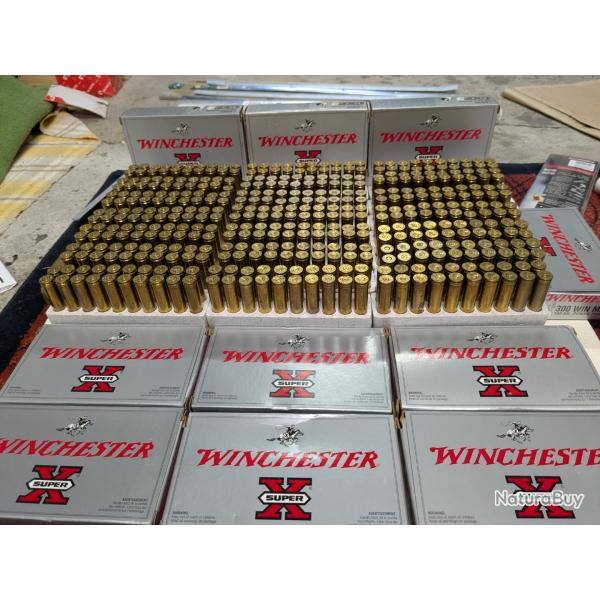 Douilles 300 win mag Winchester tir�es une fois (Lot de 432)