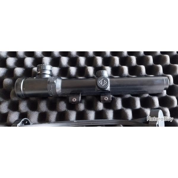 Zeiss varipoint 1.1 -4x24 r�ticule 0 + montage.