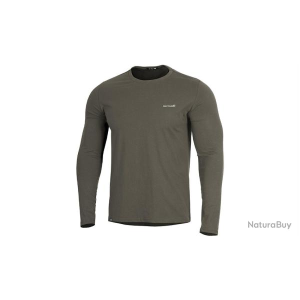 T-shirt manche longue Ageron 2.0 Pentagon Tactical Coloris OD Brown