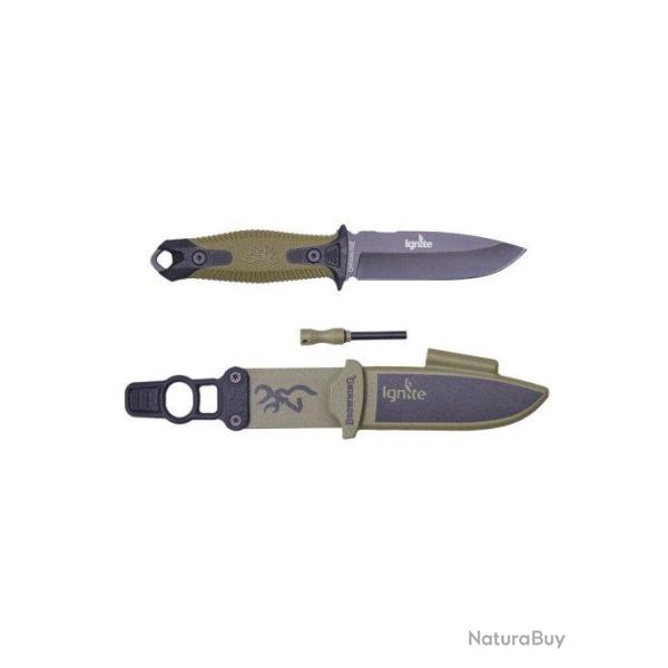 Couteau Ignite fixe Browning Vert