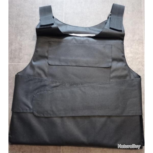 Gilet Pare-Lames vigile plaques acier tungst�ne avec sacoche