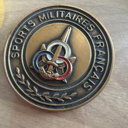 M&eacute;daille sports militaires fran&ccedil;ais