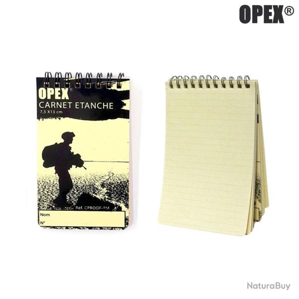 Carnet de note OPEX hydrofuge (7.5 x 13 cm)
