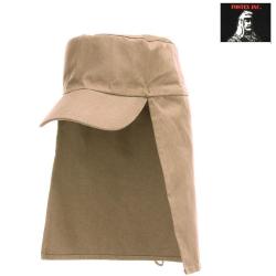 Casquette sable avec Prot&egrave;ge Nuque (Type L&eacute;gion &Eacute;trang&egrave;re)