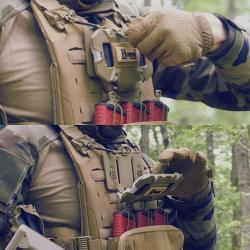 Support Tactique attaches MOLLE pour t&eacute;l&eacute;phone portable Coyote