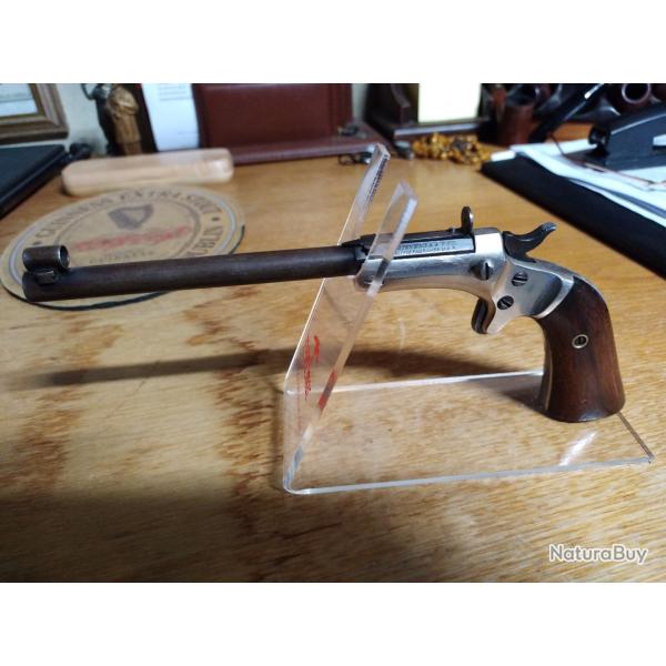 Pistolet "de salon" Stevens Target 6'' 1er Model 22LR avec Dioptre et Guidon Tunnel