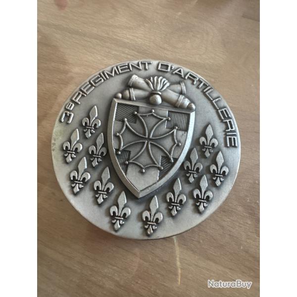 M�daille 3 eme r�giment d artillerie