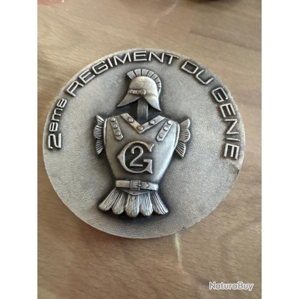 M�daille 2eme r�giment du g�nie