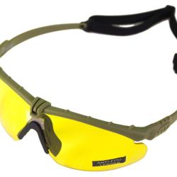 Lunettes Battle Pro Thermal Vert/Jaune - Nuprol - Verre jaune