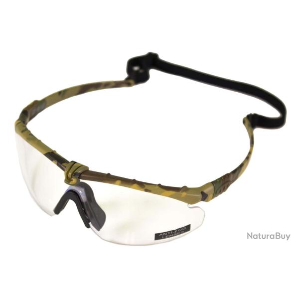 Lunettes Battle Pro Thermal Camo/Clear - Nuprol