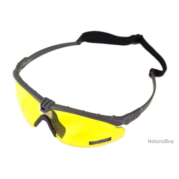 Lunettes Battle Pro Thermal Gris/Jaune - Nuprol