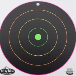 Cible Dirty Birds multicolores - Birchwood Casey - 10 cibles - 30 cm