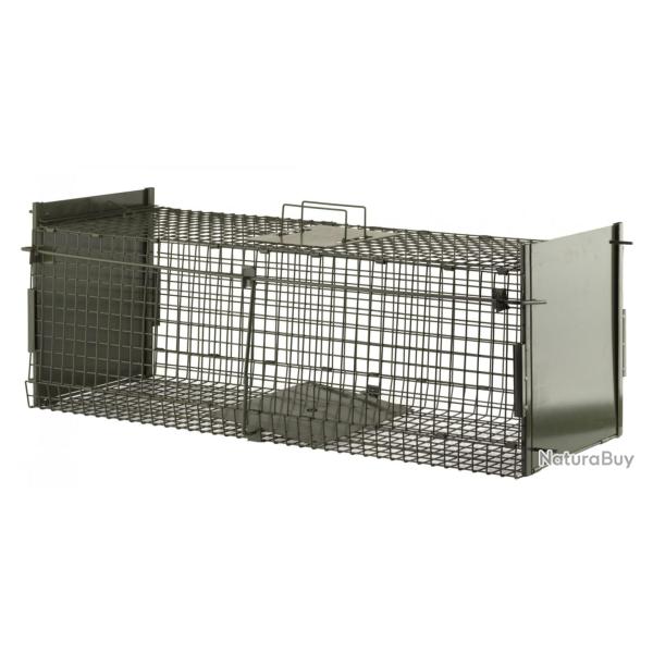 Bo�te � fauves pliante 2 entr�es - Cage 100 cm