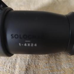 Lunette de battue solognac avec montage