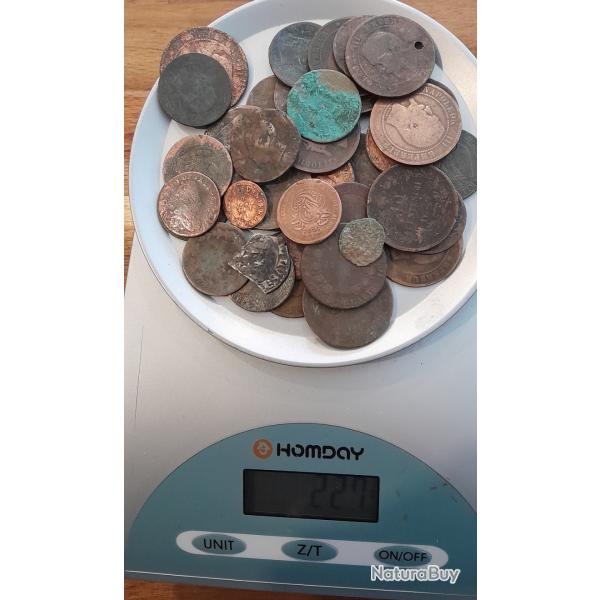 Lot de Pi�ces de Monnaies Bronze anciennes a identifier N�5