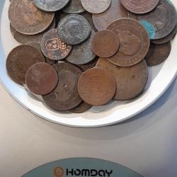 Lot de Pi&egrave;ces de Monnaies Bronze anciennes a identifier N&deg;7