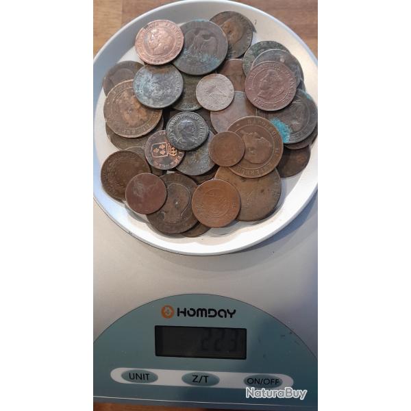 Lot de Pi�ces de Monnaies Bronze anciennes a identifier N�7