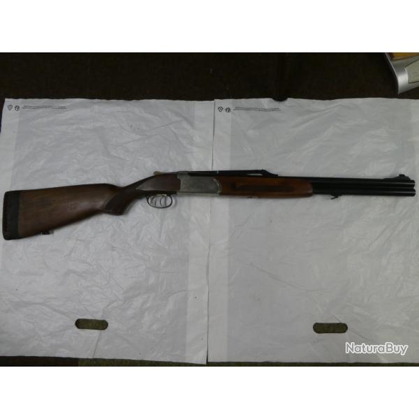 fusil superpos� VERNEY CARRON slug cal 12/76