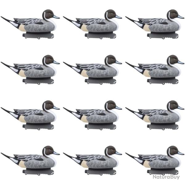 Ensemble de 12  moules  Canard pilet m�le - FINAL APPROACH