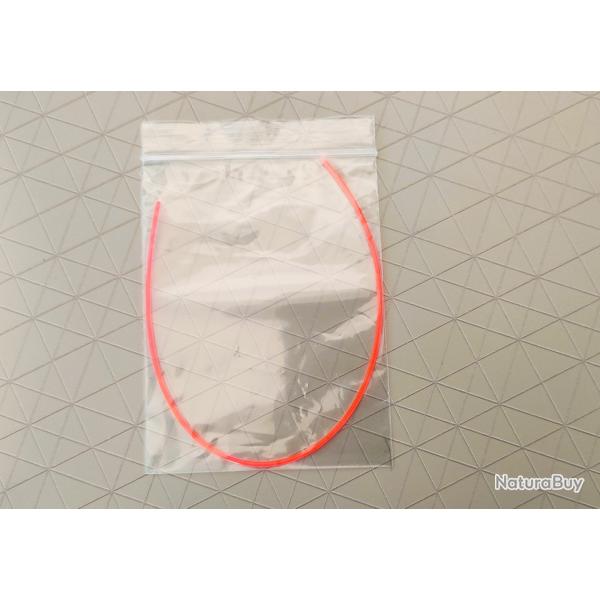 Fibre optique rouge 1.5mm x 20 cm