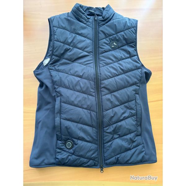 Gilet chauffant femme Prohunt marine T. L - 1� sans prix de r�serve !!
